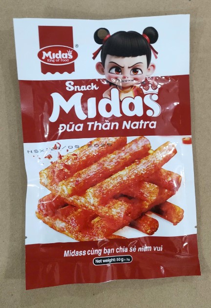 Snack Natra Midas 50g